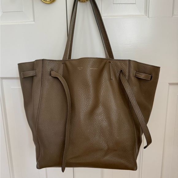 Celine Small Cabas Phantom with Belt in Souris - Picture 4 of 11
